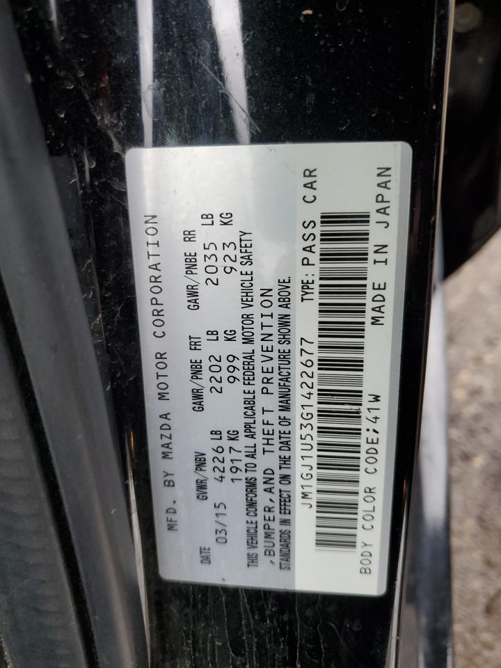 2016 Mazda 6 Sport VIN: JM1GJ1U53G1422677 Lot: 69638835