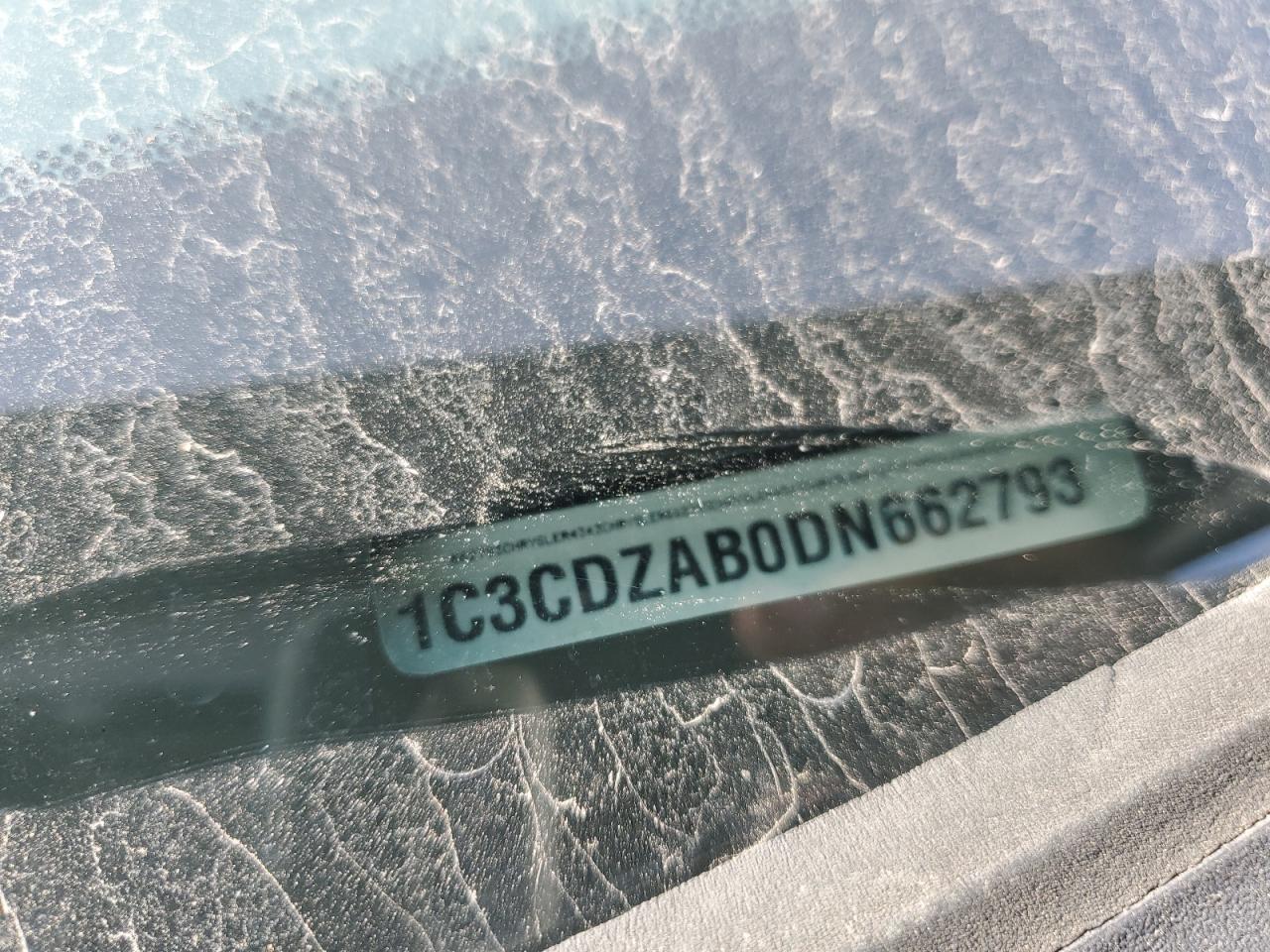 2013 Dodge Avenger Se VIN: 1C3CDZAB0DN662793 Lot: 68216285