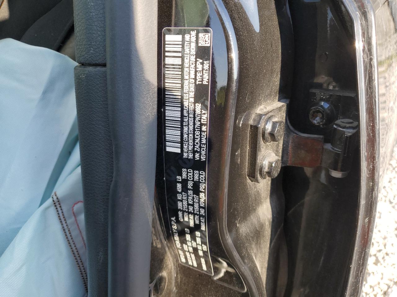 2022 Jeep Renegade Latitude VIN: ZACNJDB17NPN78692 Lot: 67752645