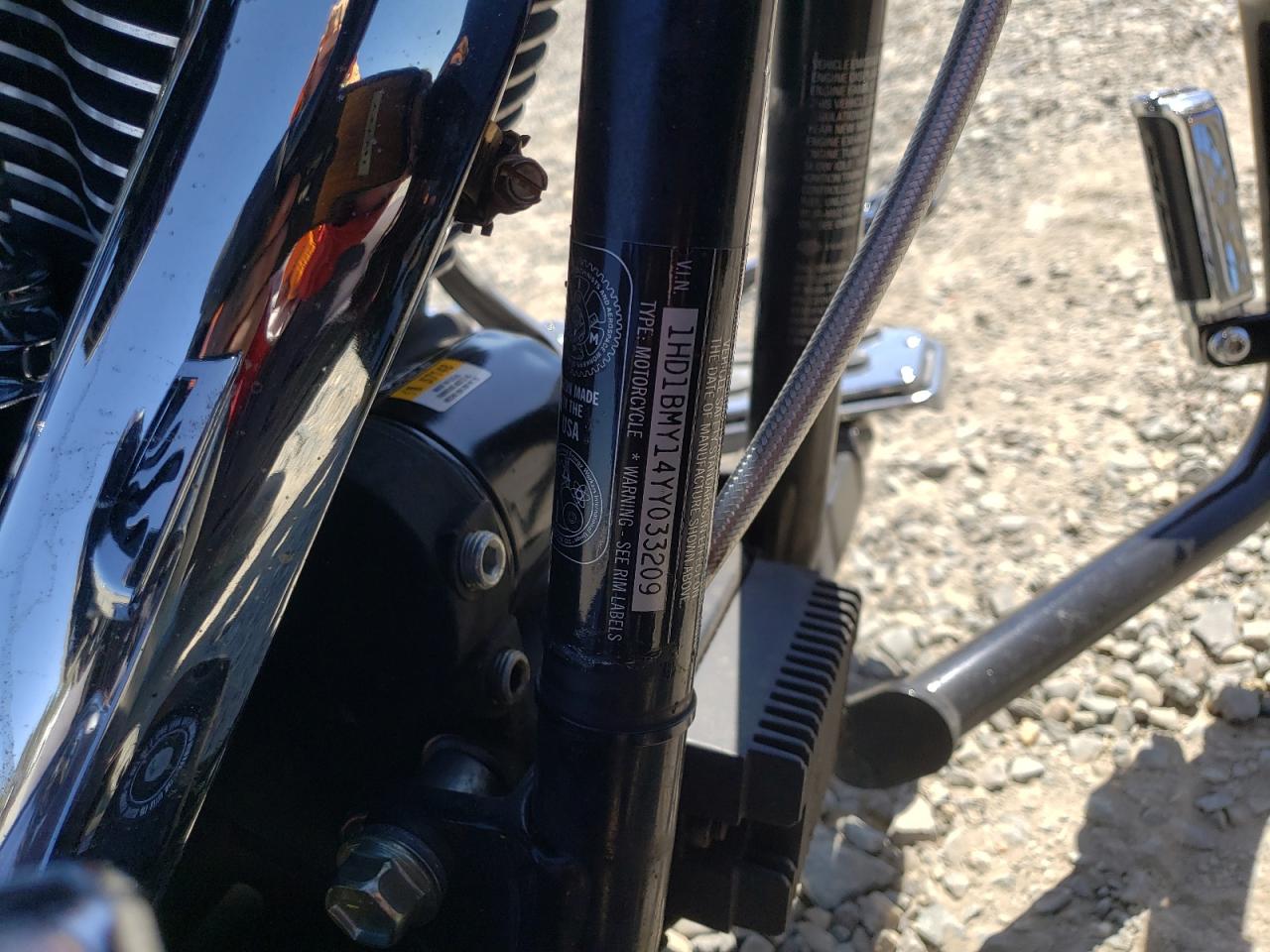 2000 Harley-Davidson Flstf VIN: 1HD1BMY14YY033209 Lot: 67746255