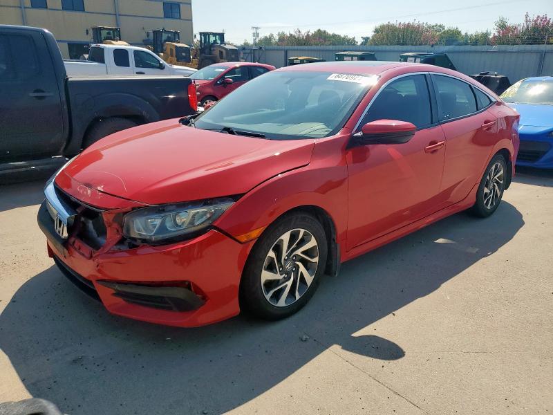 HONDA CIVIC 2016 Красный