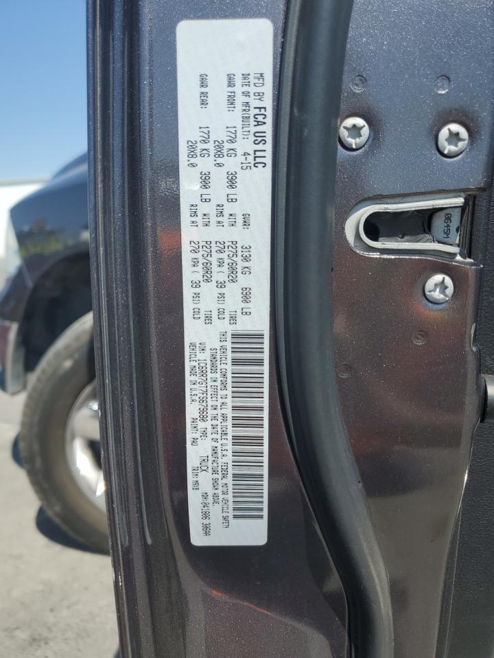 2015 Ram 1500 Slt VIN: 1C6RR7GT7FS679680 Lot: 70531285