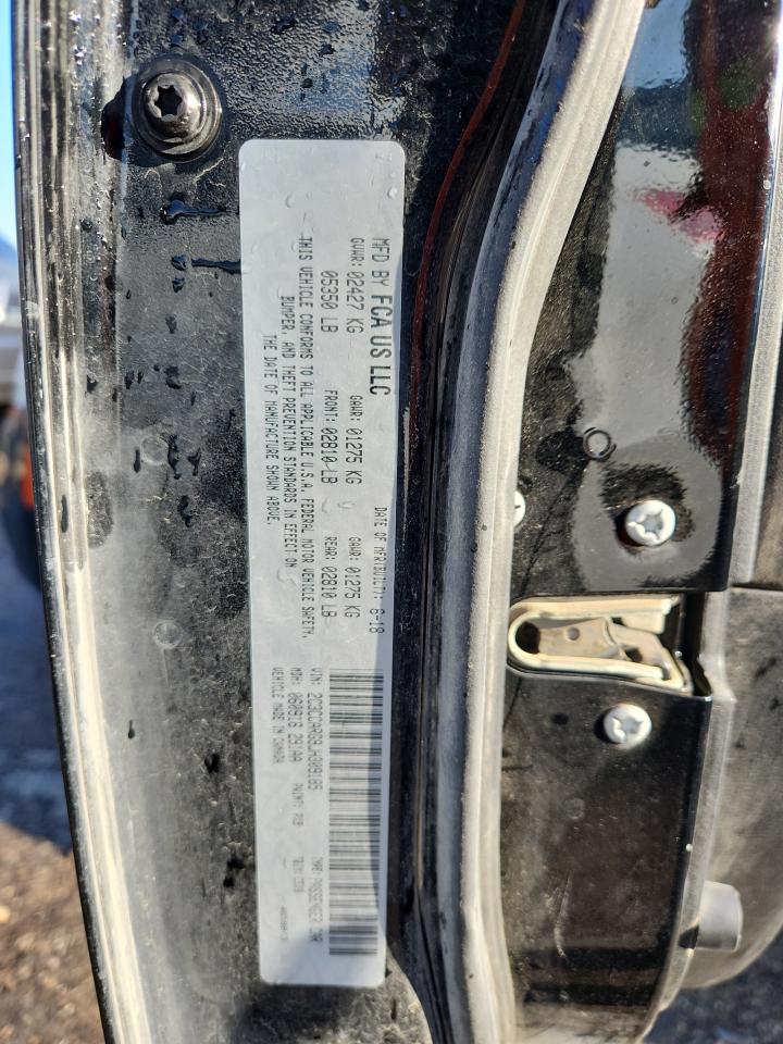 2018 Chrysler 300 Touring VIN: 2C3CCARG9JH309185 Lot: 70473845