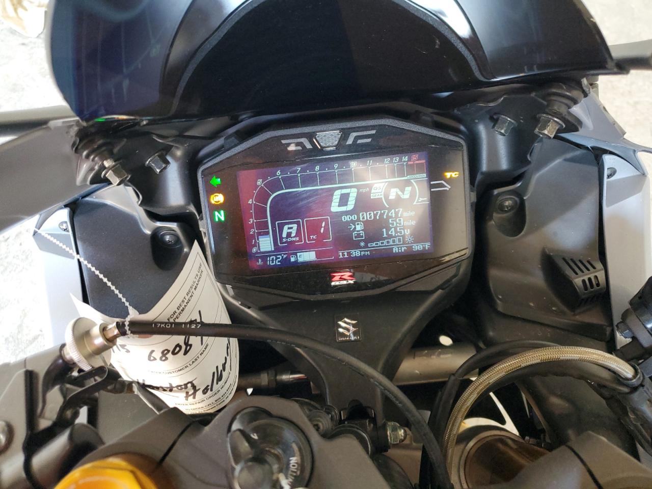 2022 Suzuki Gsx-R1000 R VIN: JS1DM11H4N7100269 Lot: 68870665