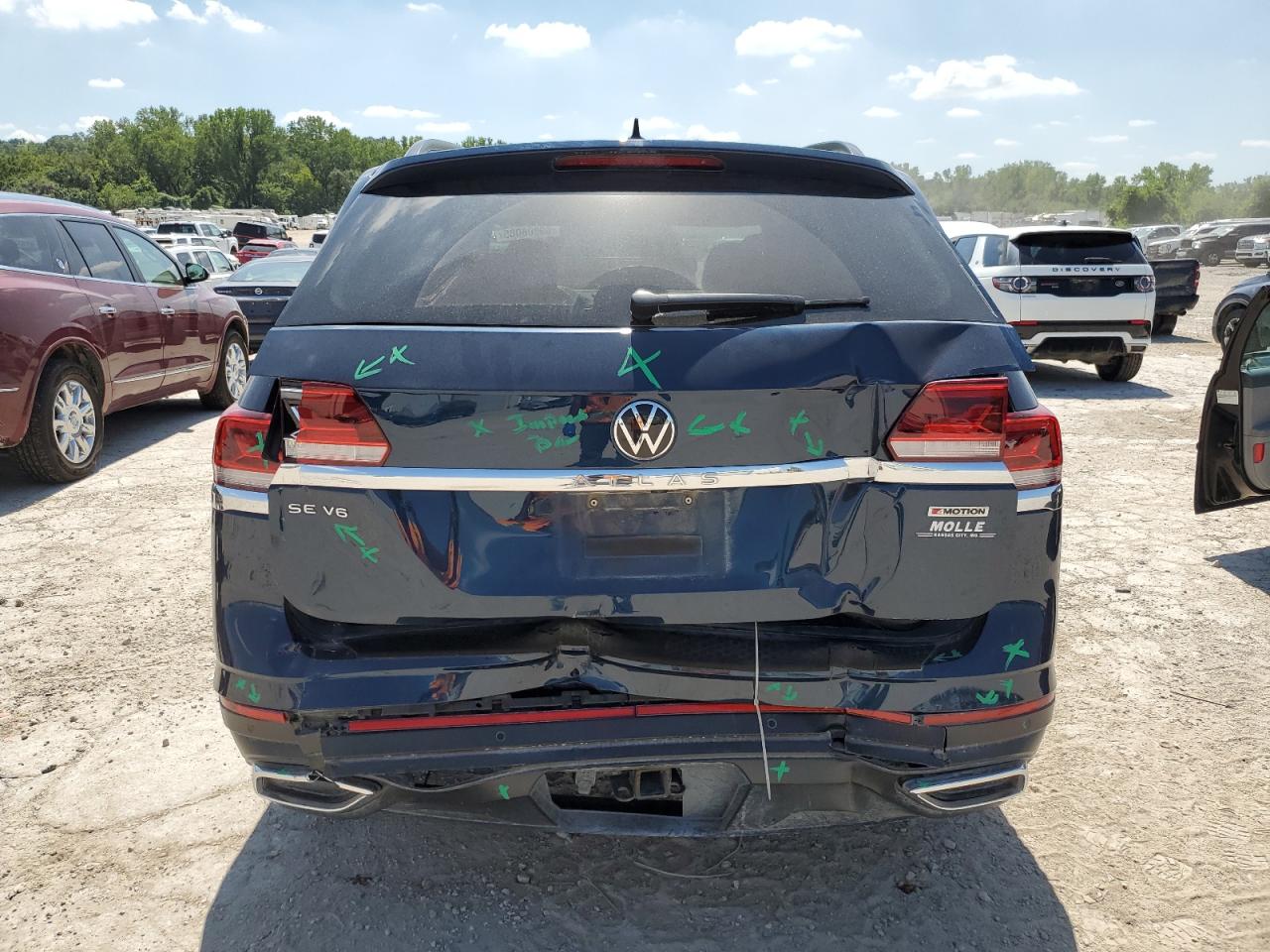 2022 Volkswagen Atlas Se VIN: 1V2HR2CA6NC513606 Lot: 69908085