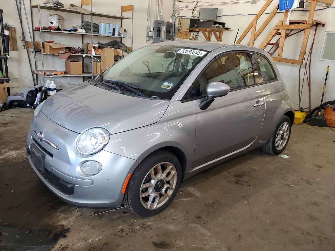 2015 Fiat 500 Pop silver null gas 3C3CFFAR5FT680991 photo #1