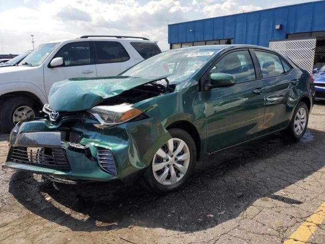  TOYOTA COROLLA 2015 Green