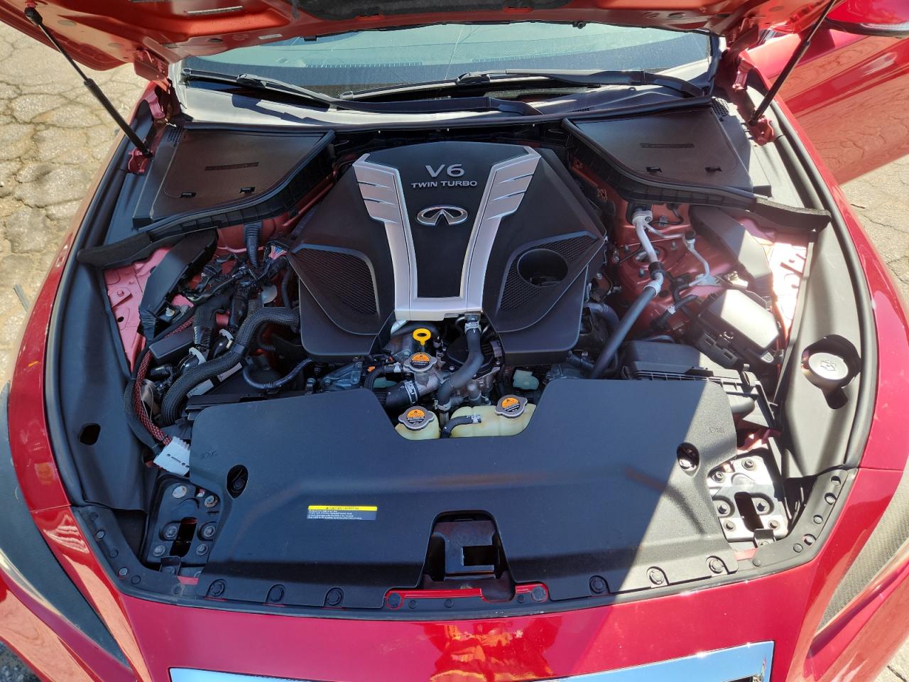 2017 Infiniti Q50 Red Sport 400 VIN: JN1FV7ARXHM871674 Lot: 70320715