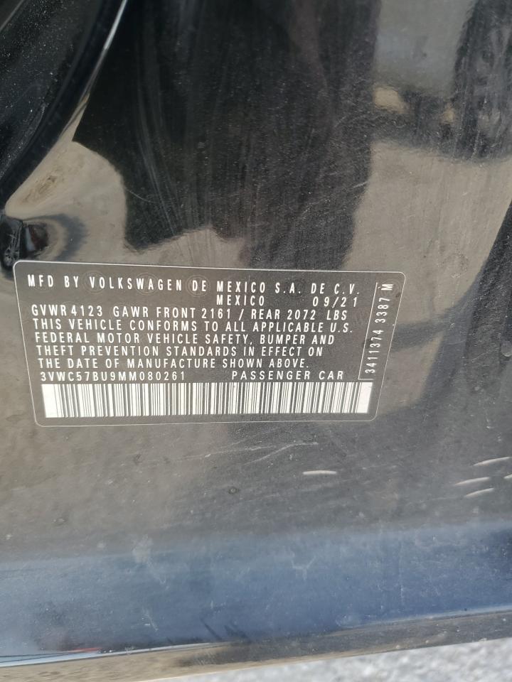 2021 Volkswagen Jetta S VIN: 3VWC57BU9MM080261 Lot: 68917105