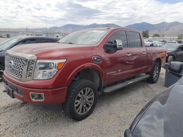  NISSAN TITAN 2017 Bordowy