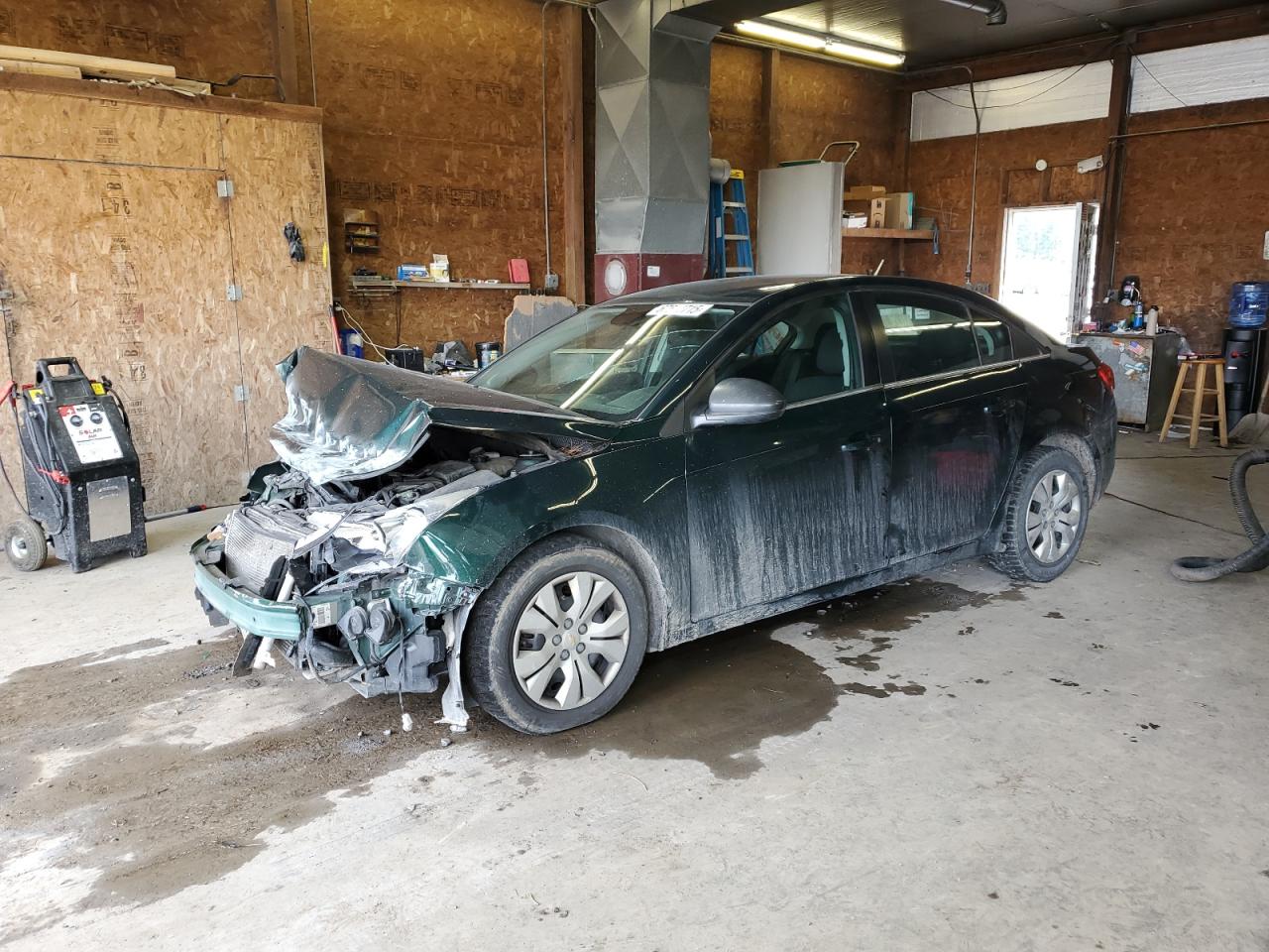 2015 Chevrolet Cruze Lt green null gas 1G1PC5SB0F7206297 photo #1