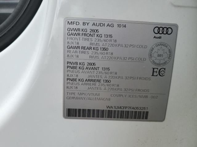 2015 AUDI Q5 TDI PREMIUM PLUS  