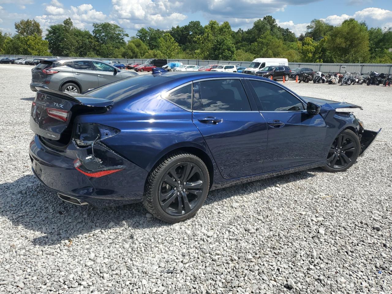 2021 Acura Tlx Advance blue null gas 19UUB6F69MA000364 photo #4