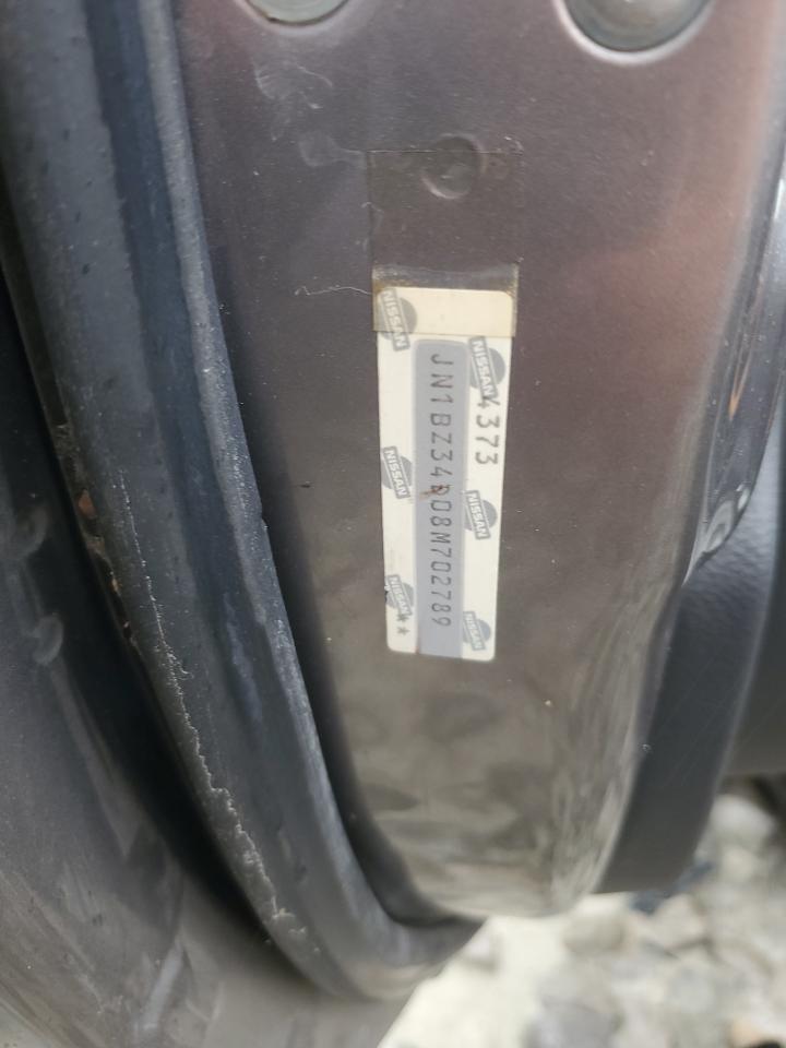 2008 Nissan 350Z Coupe VIN: JN1BZ34D08M702789 Lot: 70498375