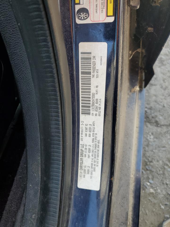 2013 Chrysler 200 Touring VIN: 1C3CCBBB0DN735993 Lot: 69948365