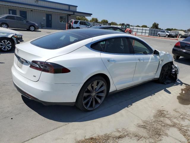Hatchbacks TESLA MODEL S 2014 Biały