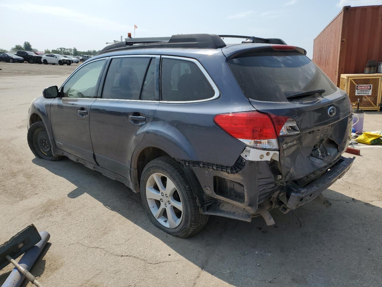 2014 Subaru Outback 2.5I Premium blue null gas 4S4BRCCC1E3266876 photo #3