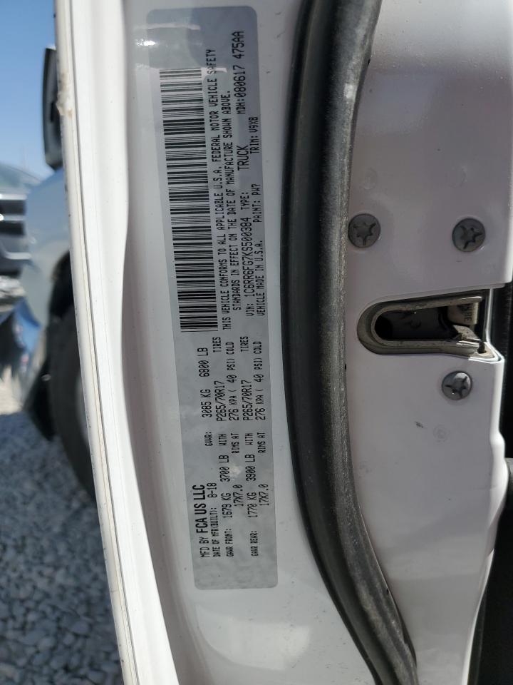 2019 Ram 1500 Classic Tradesman VIN: 1C6RR6FG7KS500384 Lot: 67844065