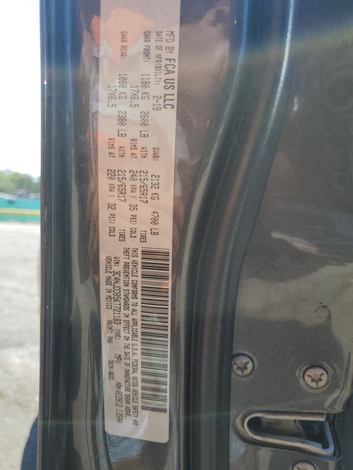 2019 Jeep Compass Trailhawk VIN: 3C4NJDDB5KT721183 Lot: 68775535