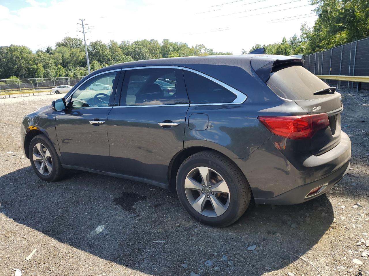 2014 Acura Mdx grey null gas 5FRYD4H24EB041517 photo #3