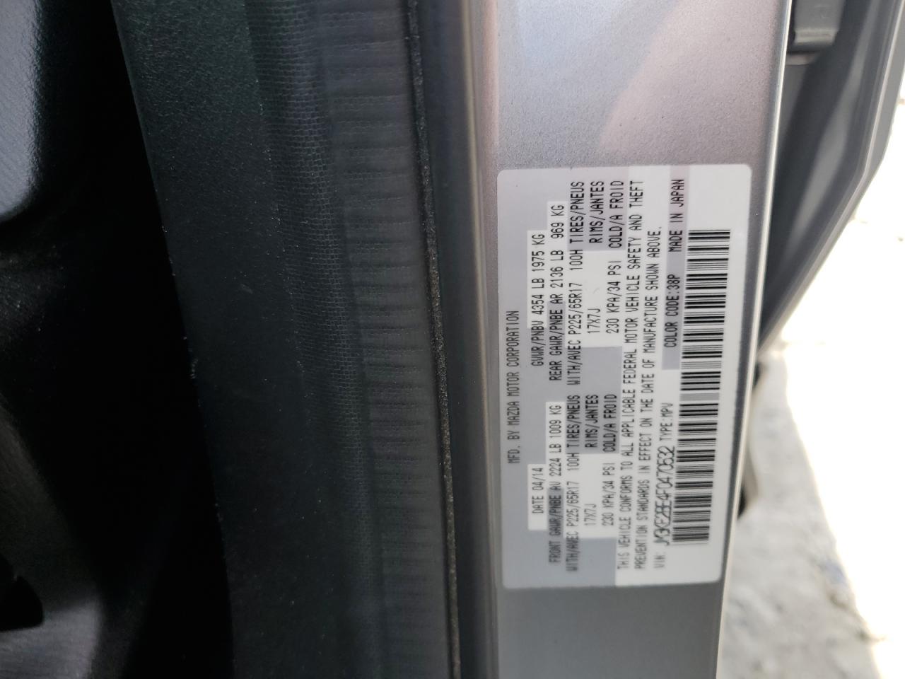 2015 Mazda Cx-5 Sport VIN: JM3KE2BE4F0470532 Lot: 67976925