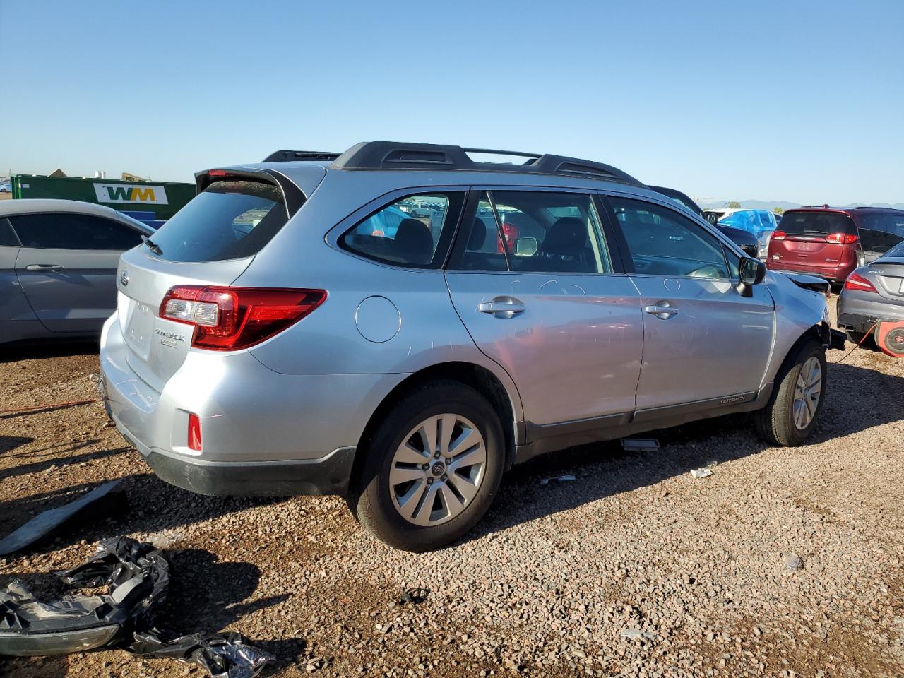 2017 Subaru Outback 2.5I silver null gas 4S4BSAAC5H3336704 photo #4