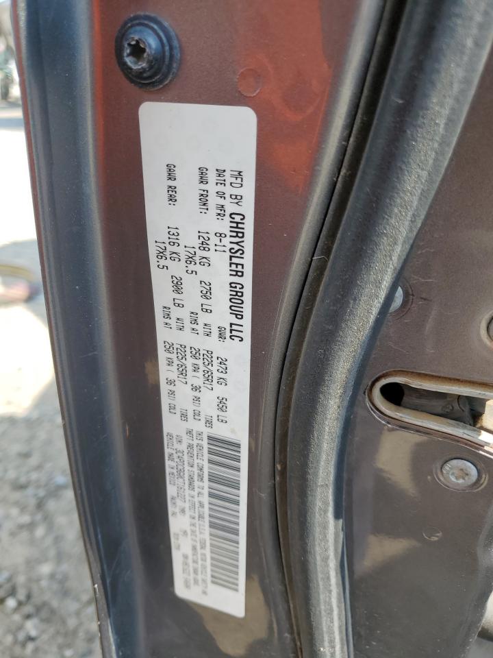 2012 Dodge Journey Sxt VIN: 3C4PDCBG0CT161227 Lot: 69674235