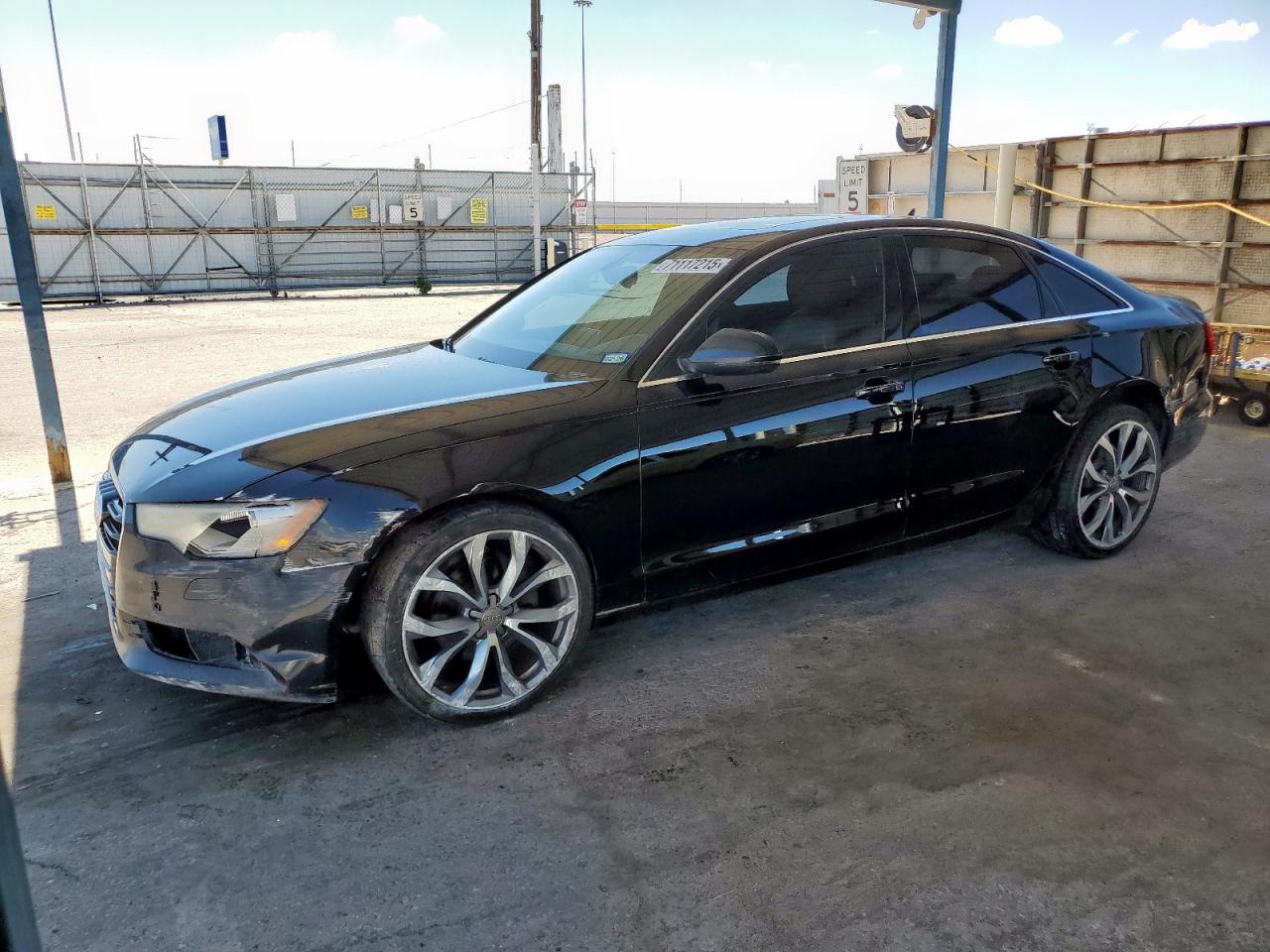 2013 Audi A6 Premium Plus black sedan gas WAUDFAFC3DN081220 photo #1