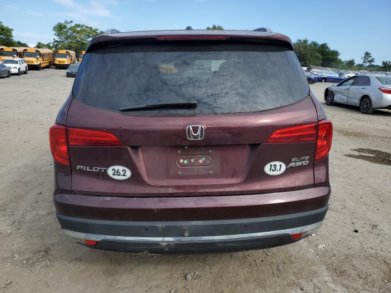 2016 Honda Pilot Elite VIN: 5FNYF6H01GB025896 Lot: 68533435