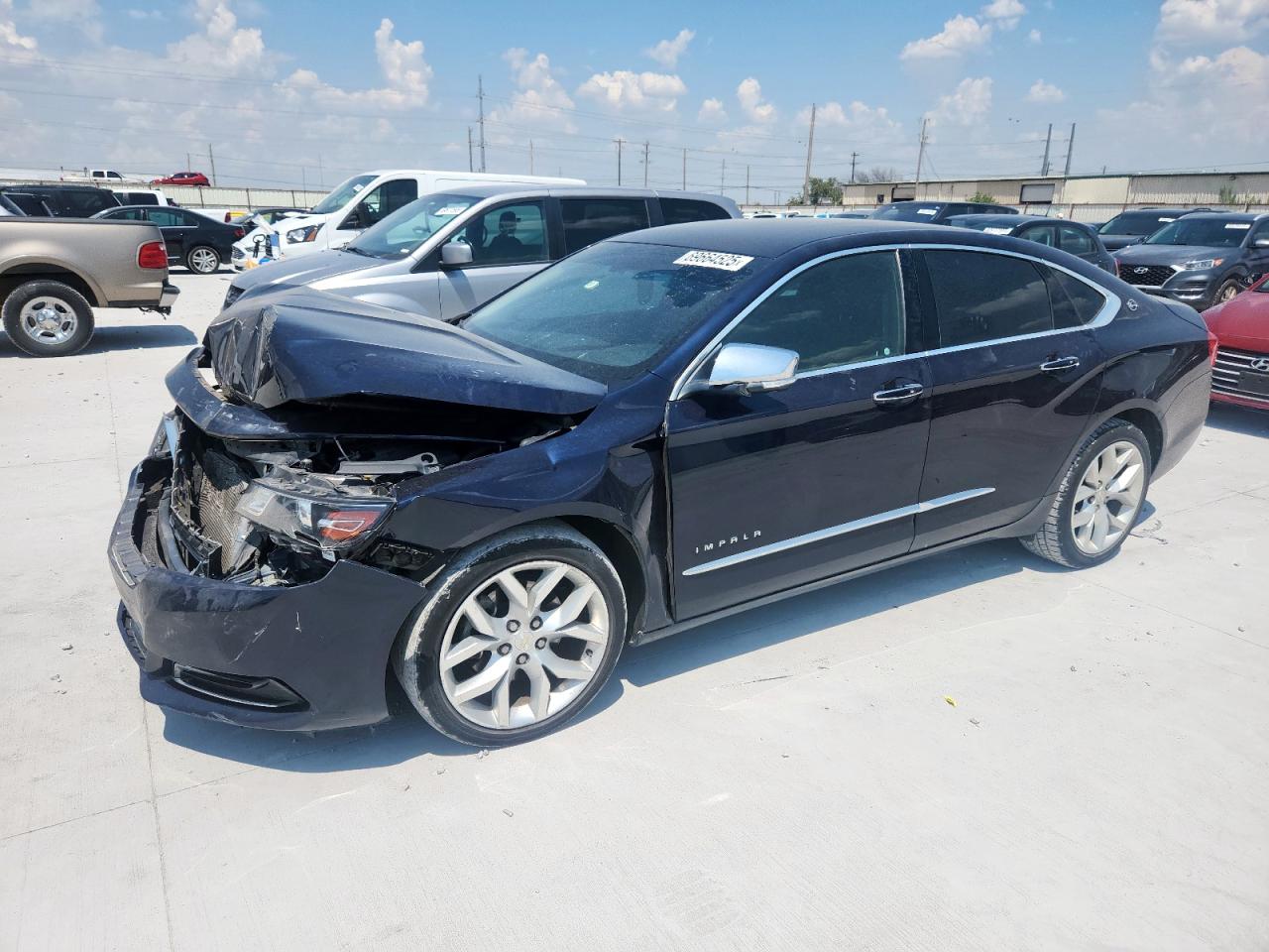 2018 Chevrolet Impala Premier blue null gas 2G1125S34J9178450 photo #1