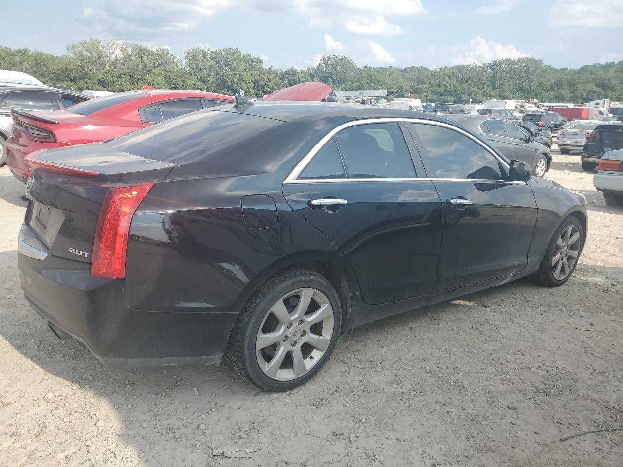 2014 Cadillac Ats black sedan gas 1G6AG5RX7E0194291 photo #4
