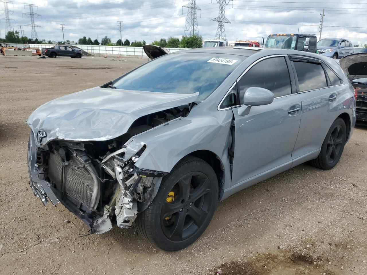 2012 Toyota Venza Le grey null gas 4T3BK3BB0CU064560 photo #1