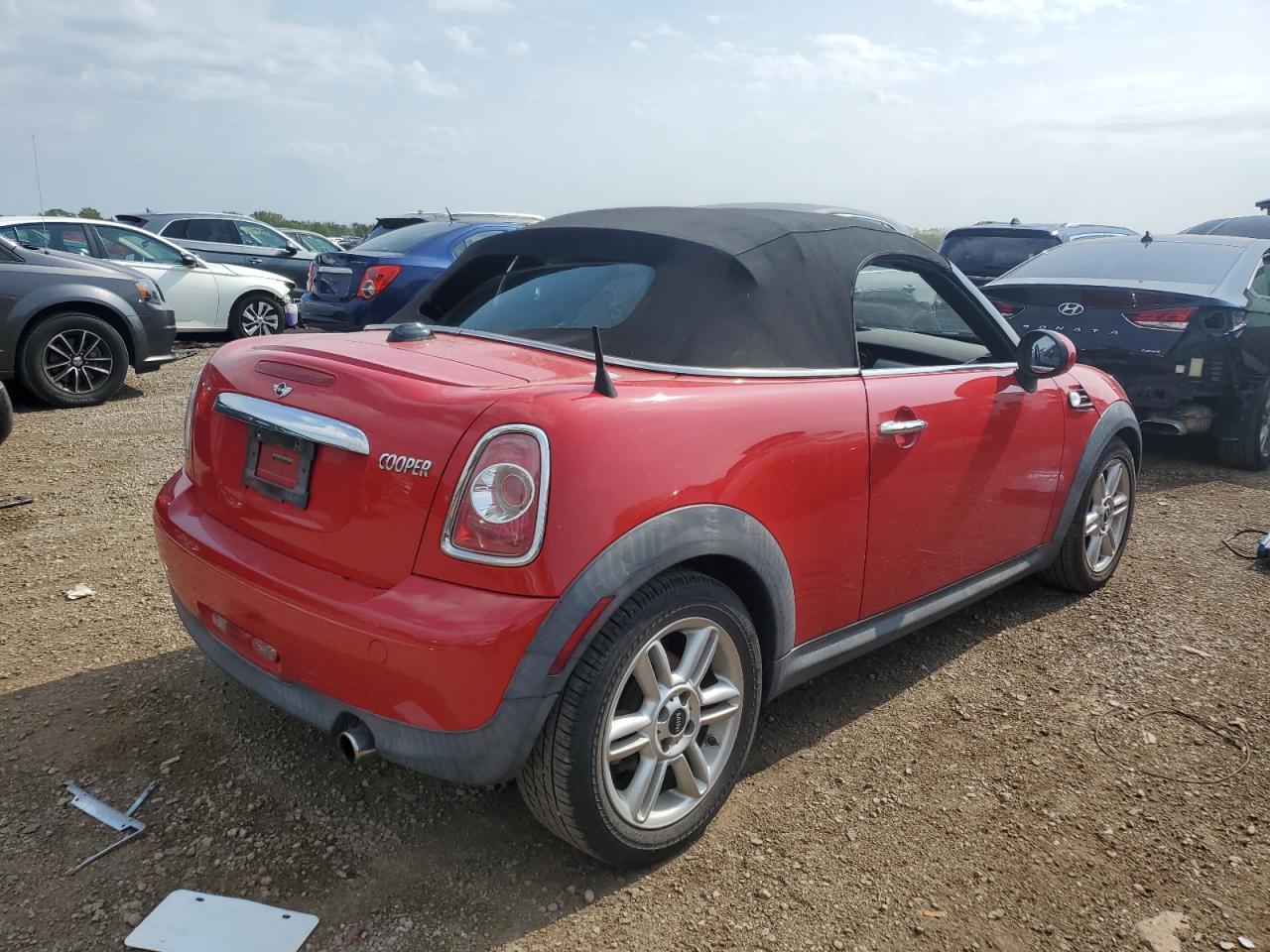 2012 Mini Cooper Roadster red null gas WMWSY1C5XCT429130 photo #4