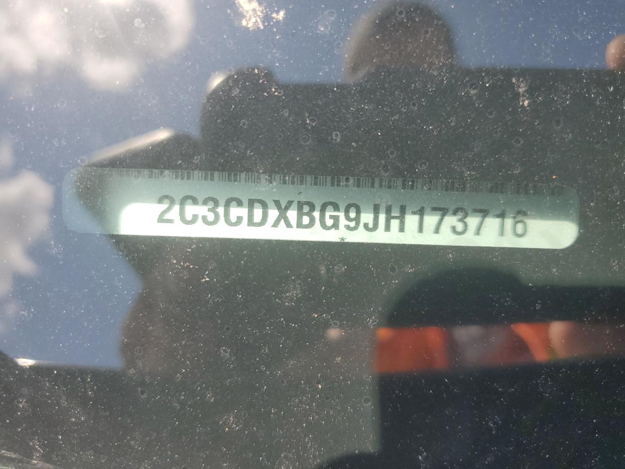 2018 Dodge Charger Sxt VIN: 2C3CDXBG9JH173716 Lot: 69615775