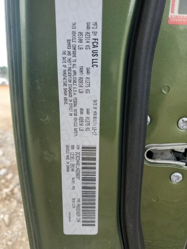 2018 Dodge Charger Sxt Plus VIN: 2C3CDXHG1JH228697 Lot: 68356945