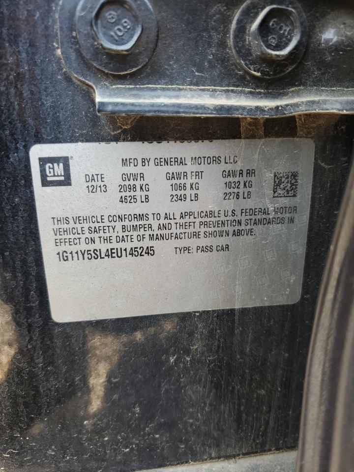 2014 Chevrolet Impala Ls VIN: 1G11Y5SL4EU145245 Lot: 67762935