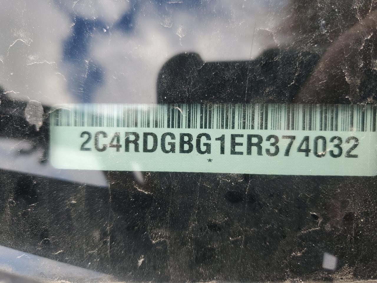 2014 Dodge Grand Caravan Se VIN: 2C4RDGBG1ER374032 Lot: 68489795