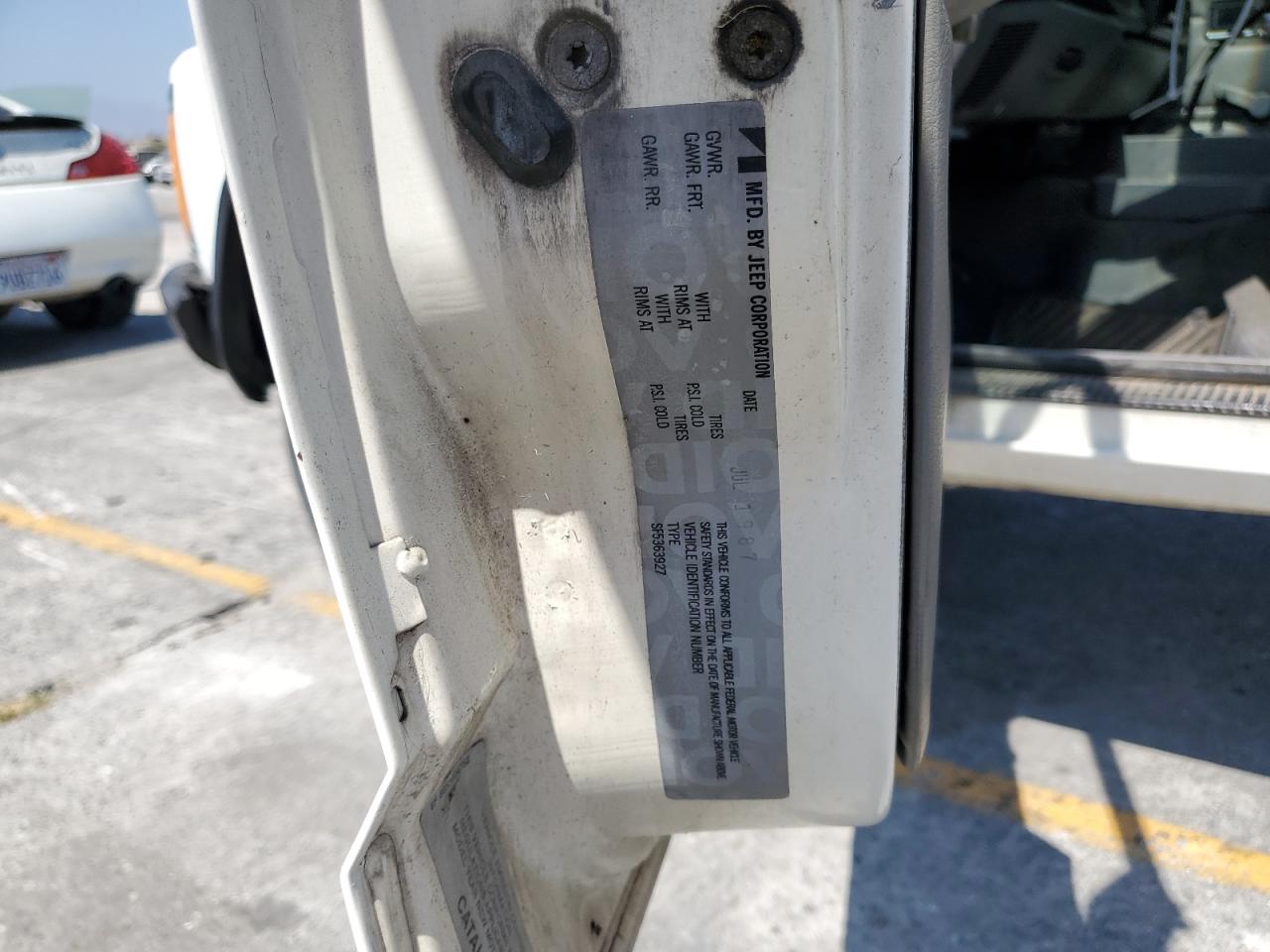 1988 Jeep Comanche VIN: 1JTMW641XJT005145 Lot: 69158085