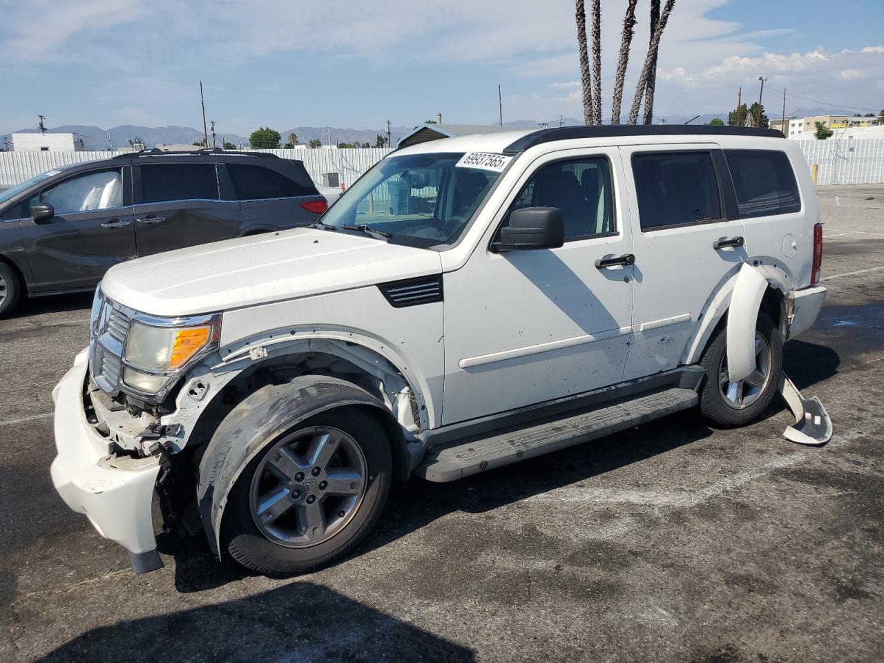 2007 Dodge Nitro Slt white null gas 1D8GU58KX7W679239 photo #1