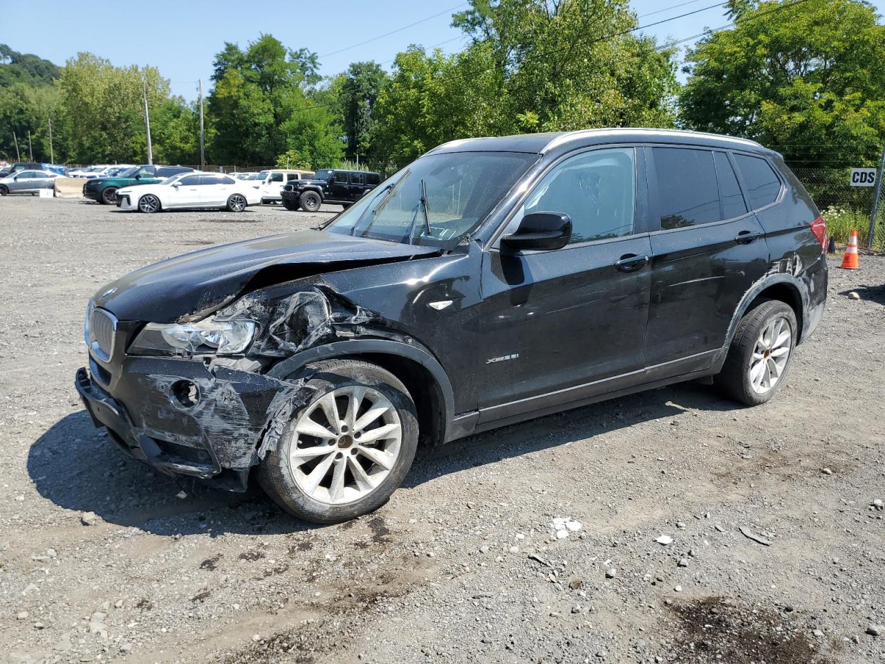 2014 BMW X3 xDrive28I black null gas 5UXWX9C57E0D39378 photo #1