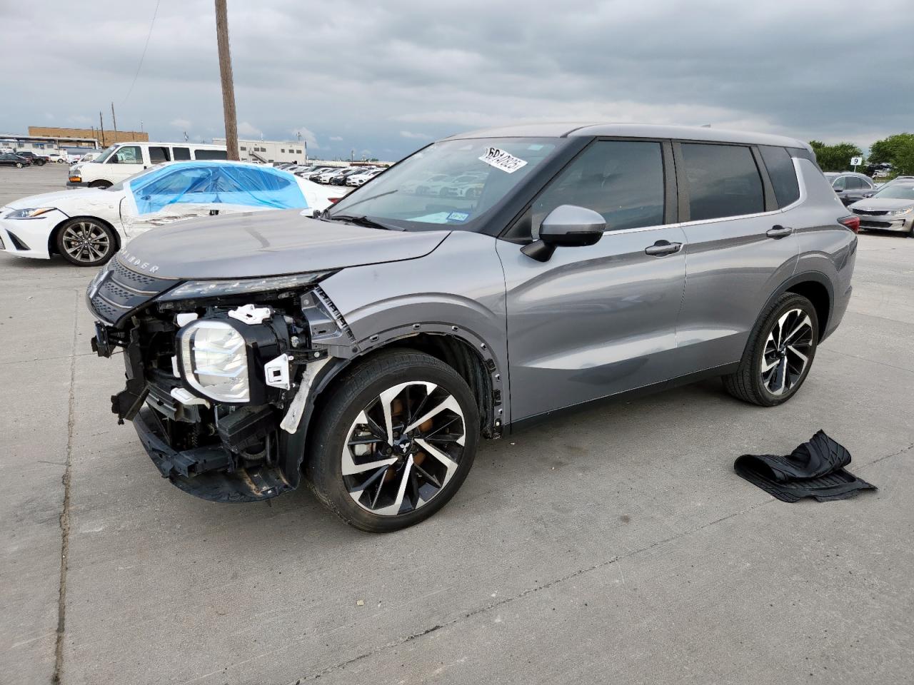 2022 Mitsubishi Outlander Se grey null gas JA4J3UA81NZ028393 photo #1