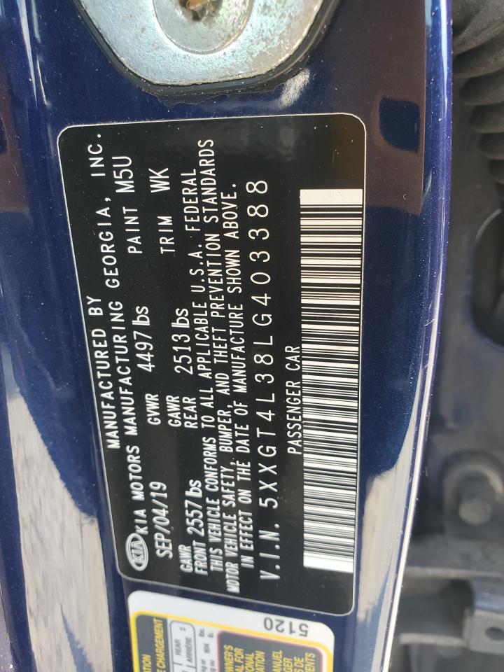 2020 Kia Optima Lx VIN: 5XXGT4L38LG403388 Lot: 70447415