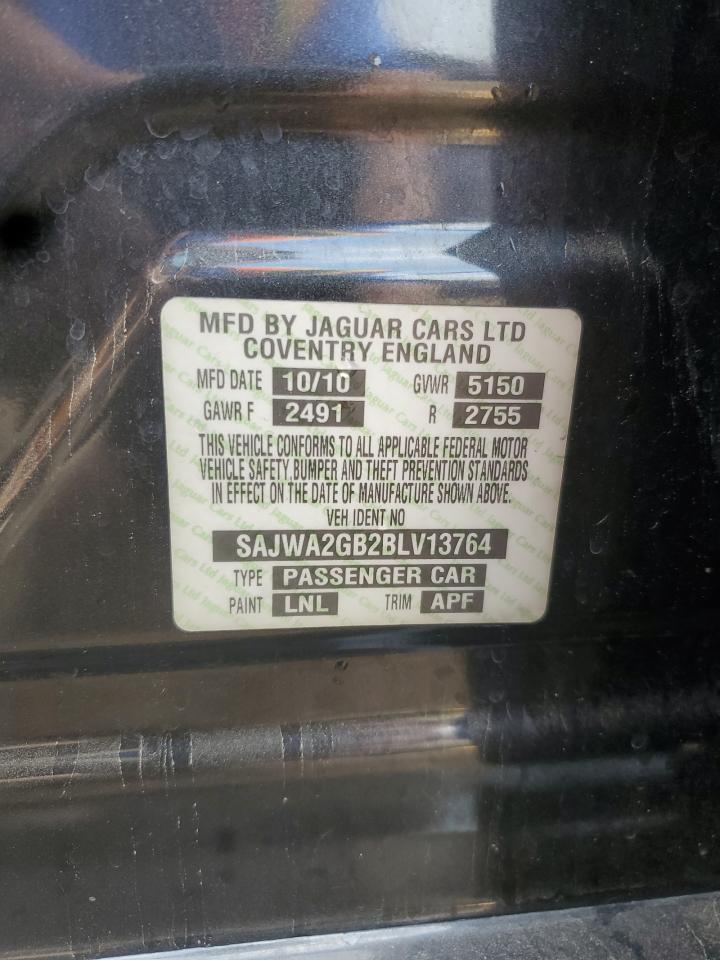 2011 Jaguar Xjl VIN: SAJWA2GB2BLV13764 Lot: 68289025