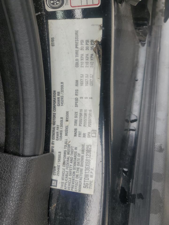 2006 Hummer H3 VIN: 5GTDN136X68123025 Lot: 63239825