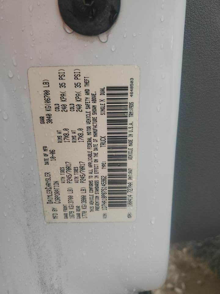 2007 Dodge Ram 1500 St VIN: 1D7HA18P87S145962 Lot: 68469455