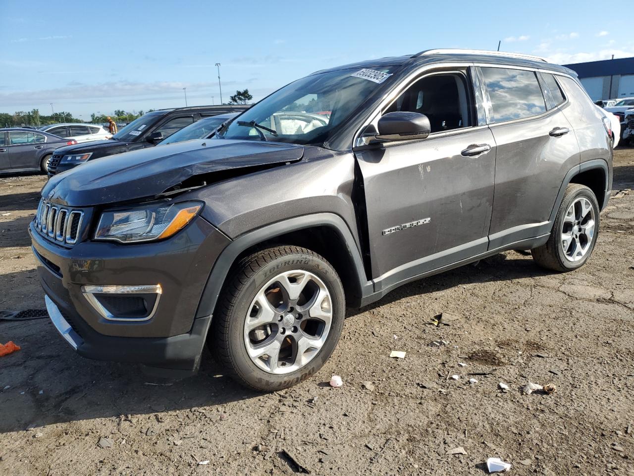 2020 Jeep Compass Limited grey null gas 3C4NJDCB4LT244782 photo #1
