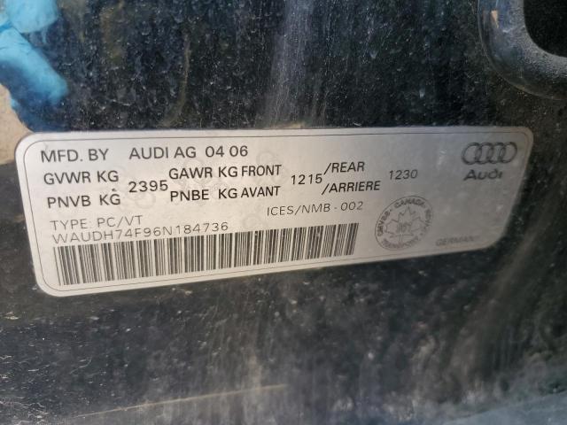 2006 AUDI A6 3.2 QUATTRO  
