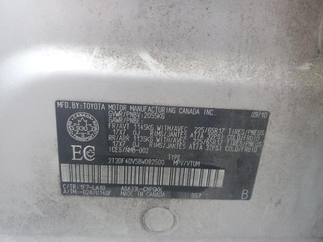 2011 TOYOTA RAV4 LIMITED  