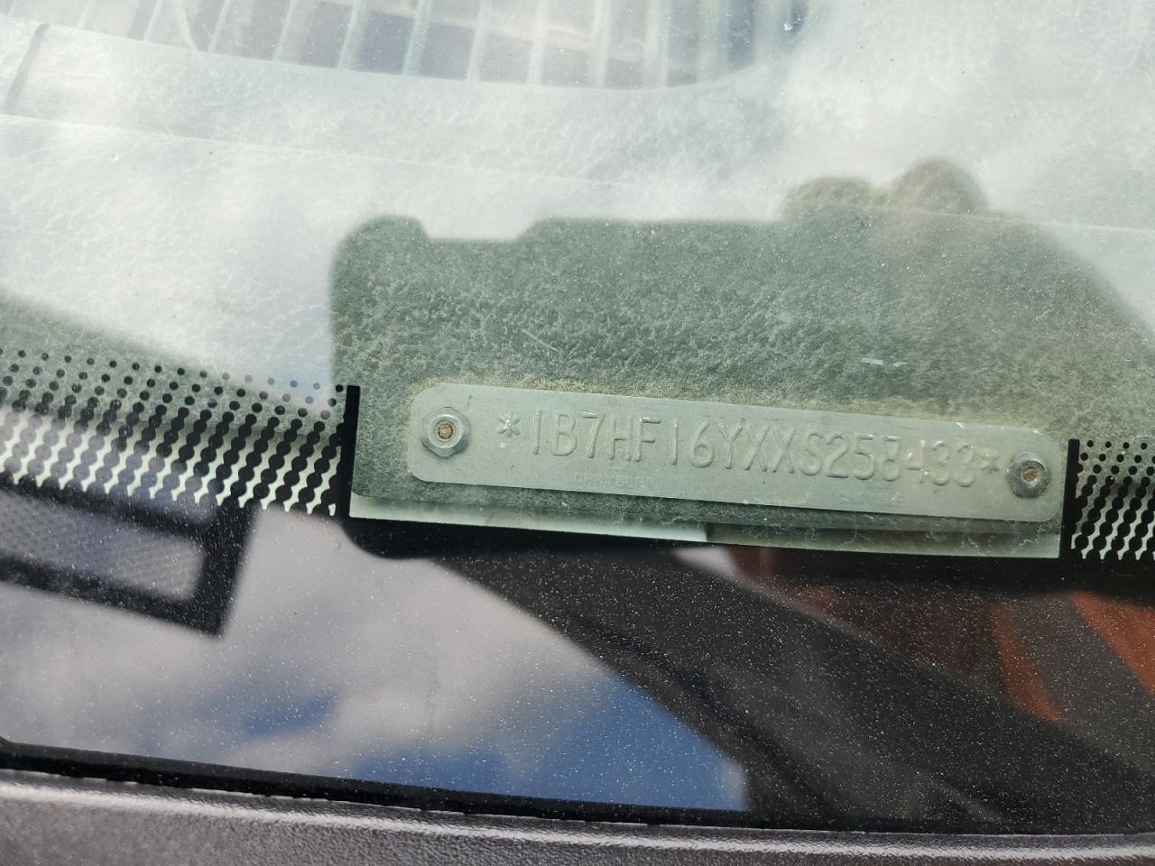 1999 Dodge Ram 1500 VIN: 1B7HF16YXXS258433 Lot: 49512125