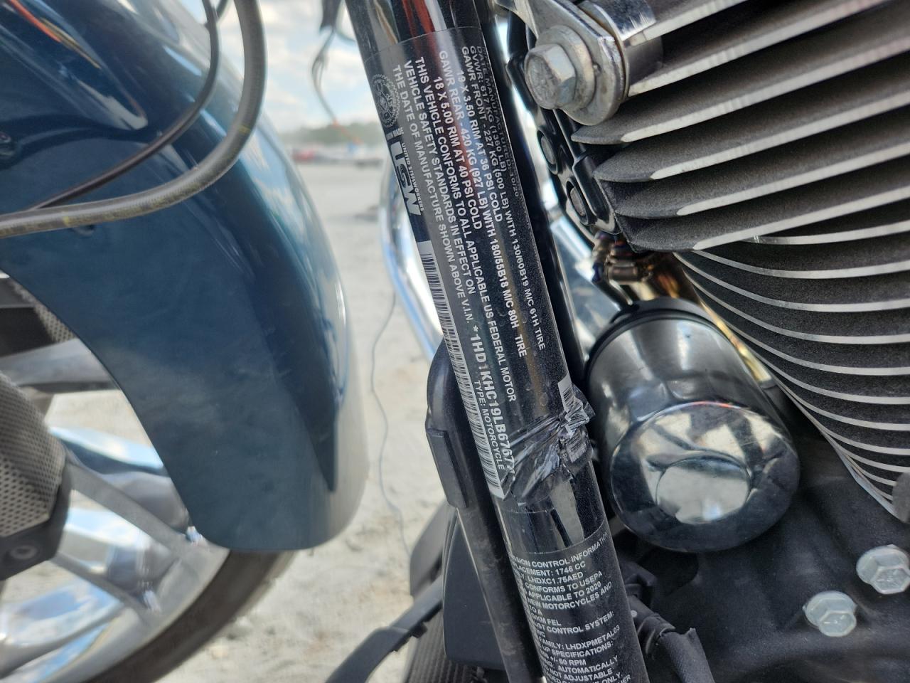 2020 Harley-Davidson Fltrx VIN: 1HD1KHC19LB676777 Lot: 70356135